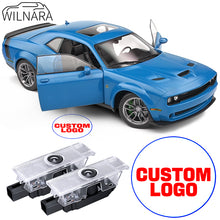 Load image into Gallery viewer, For Dodge Challenger Car Door Lights Custom logo 2PCS