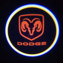 Load image into Gallery viewer, WILNARA Led Door Logo Projector Lights for Dodge Ram Series Paste Car Puddle Lights