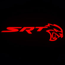 Load image into Gallery viewer, WILNARA Car Door SRT Hellcat Logo for Dodge Challenger  Projector Ghost Shadow Courtesy Light Welcome Light for Dodge Challenger Scat Pack RT  SRT SXT GT SE