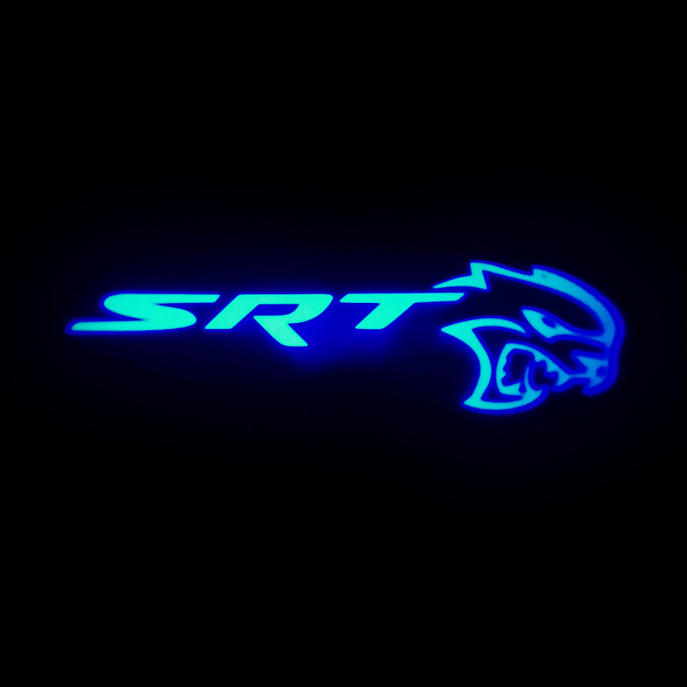 WILNARA Car Door SRT Hellcat Logo for Dodge Challenger  Projector Ghost Shadow Courtesy Light Welcome Light for Dodge Challenger Scat Pack RT  SRT SXT GT SE