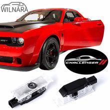 Load image into Gallery viewer, WILNARA Car Door Challenger Logo for Dodge Challenger Projector Ghost Shadow Courtesy Light Welcome Light for Dodge Challenger Scat Pack RT SRT SXT GT SE