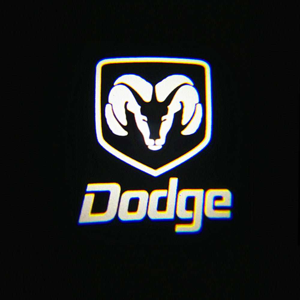 WILNARA Car Door Logo for Dodge Challenger Projector Ghost Shadow Courtesy Light Welcome Light for Dodge Challenger Scat Pack RT SRT SXT GT SE